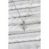 316L Steel Chain Silver Color Pole Star Model Zircon Stone Women's Necklace