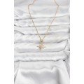 316L Steel Chain Gold Color Pole Star Model Zircon Stone Women s Necklace 316L Steel Chain Gold Color Pole Star Model Zircon Stone Women s Necklace