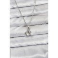 316L Steel Chain Silver Color Seashell and Starfish Model Zircon Stone Women s Necklace