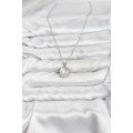 316L Steel Chain Silver Color Oyster Pearl Model Zircon Stone Women s Necklace