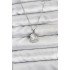 316L Steel Chain Silver Color Oyster Pearl Model Zircon Stone Women's Necklace