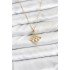 316L Steel Chain Gold Color Infinity Model Zircon Stone Women's Necklace