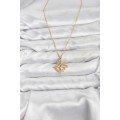 316L Steel Chain Gold Color Infinity Model Zircon Stone Women s Necklace