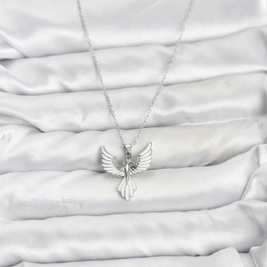 316L Steel Chain Silver Color Phoenix Model Women s Necklace