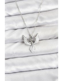 316L Steel Chain Silver Color Phoenix Model Women's Necklace