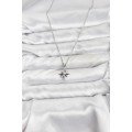316L Steel Chain Silver Color Pole Star Model Women s Necklace