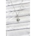 316L Steel Chain Silver Color Pole Star Model Women s Necklace