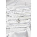 316L Steel Chain Silver Color Lucky Necklace Model Zircon Stone Women s Necklace