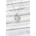 316L Steel Chain Silver Color Lucky Necklace Model Zircon Stone Women s Necklace