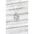316L Steel Chain Silver Color Lucky Necklace Model Zircon Stone Women's Necklace