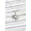 316L Steel Chain Silver Color Sun Model Women s Necklace