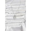 316L Steel Chain Silver Color Sea Theme Model Zircon Stone Women s Necklace 316L Steel Chain Silver Color Sea Theme Model Zircon Stone Women s Necklace