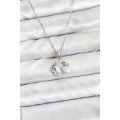 316L Steel Chain Silver Color Sea Theme Model Zircon Stone Women s Necklace 316L Steel Chain Silver Color Sea Theme Model Zircon Stone Women s Necklace