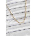 CM Gold Color Brass Ring Model Women s Necklace