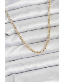 CM Gold Color Brass Ring Model Women's Necklace