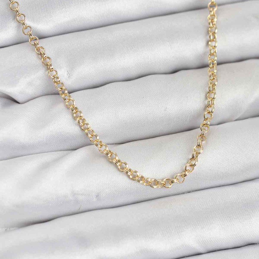 CM Gold Color Brass Ring Model Women s Necklace