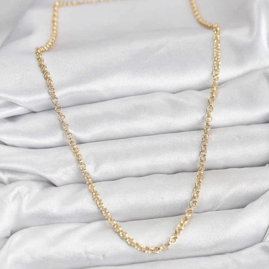 CM Gold Color Brass Ring Model Women s Necklace