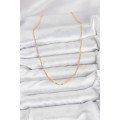 CM 14K Gold Color Brass Crushed Twist Model Women s Necklace CM 14K Gold Color Brass Crushed Twist Model Women s Necklace