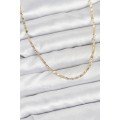 CM 14K Gold Color Laser Thin Chain Women s Necklace