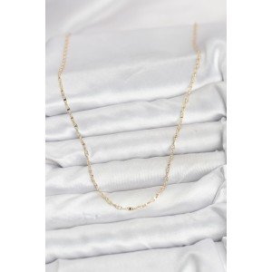 CM 14K Gold Color Sailor Chain Model 60 cm Women's Necklace CM 14K Gold Color Sailor Chain Model 60 cm Women's Necklace