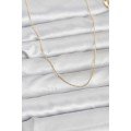 CM 14K Gold Color Thin Ball Chain 60 cm Women s Necklace