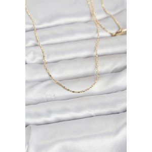 CM 14K Gold Color Pieced Heel Model 60 cm Women's Necklace
