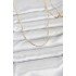 CM 14K Gold Color Pieced Heel Model 60 cm Women's Necklace