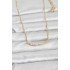 CM 14K Gold Color 60 cm Women's Necklace with Twist Chain