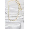 CM 14K Gold Color Twist Model Chain 60 cm Women s Necklace CM 14K Gold Color Twist Model Chain 60 cm Women s Necklace