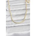 CM 14K Gold Color Twist Model Chain 60 cm Women s Necklace CM 14K Gold Color Twist Model Chain 60 cm Women s Necklace