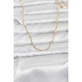 CM 14K Gold Color Laser Punch Model 60 cm Women s Necklace