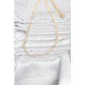 CM 14K Gold Color Eyelet Chain Model 60 cm Women s Necklace