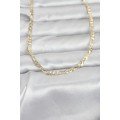 CM 14K Gold Color Eyelet Chain Model 60 cm Women s Necklace