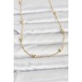 CM 14K Gold Color Helicoidal Twist Chain Model 60 cm Women s Necklace CM 14K Gold Color Helicoidal Twist Chain Model 60 cm Women s Necklace