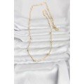 CM 14K Gold Color Twist and Ball Chain Model 60 cm Women s Necklace