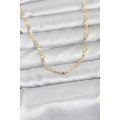 CM 14K Gold Color Laser Chain Model 60 cm Women s Necklace CM 14K Gold Color Laser Chain Model 60 cm Women s Necklace
