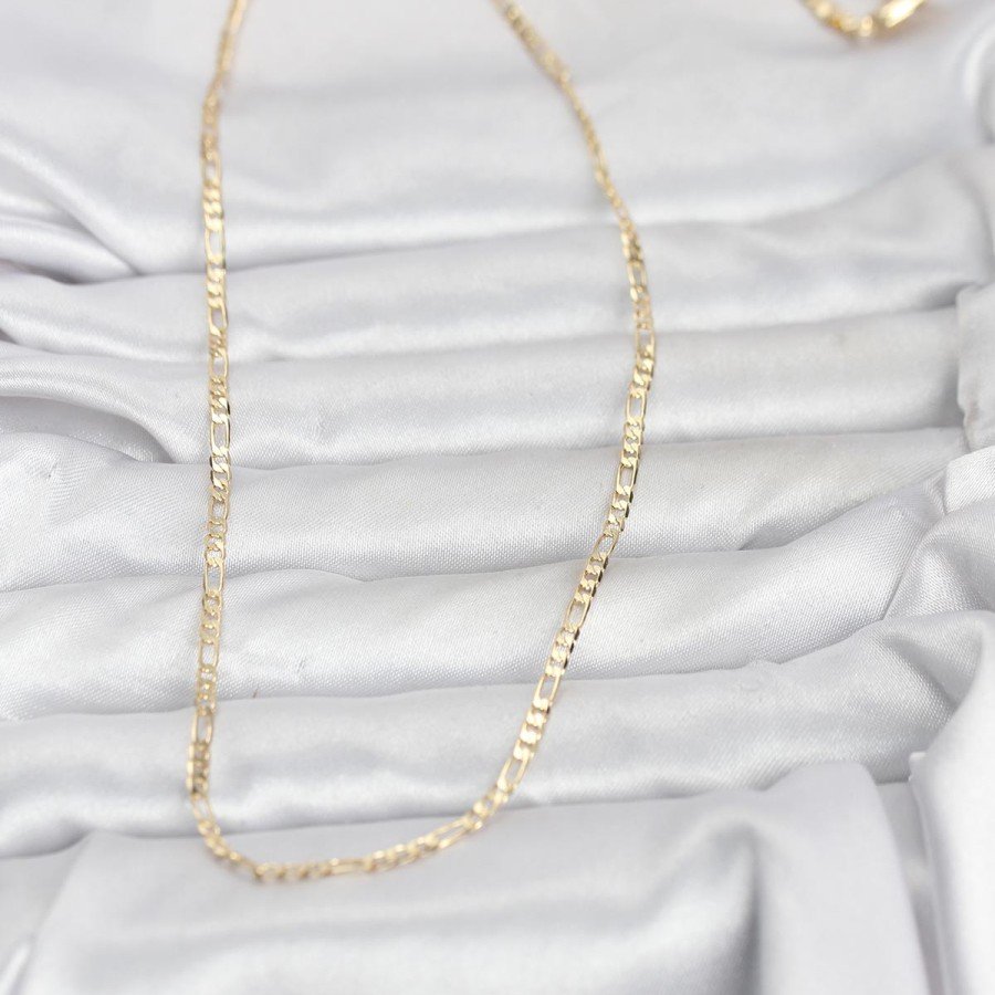 CM 14K Gold Color Thin Eyelet Chain Model 60 cm Women s Necklace