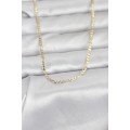 CM 14K Gold Color Thin Eyelet Chain Model 60 cm Women s Necklace