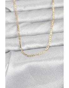 CM 14K Gold Color Thin Eyelet Chain Model 60 cm Women's Necklace