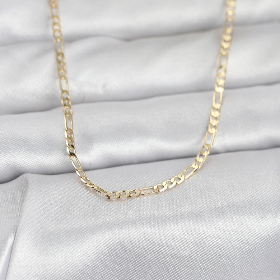 CM 14K Gold Color Thin Eyelet Chain Model 60 cm Women s Necklace