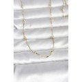 CM 14K Gold Color Cut Bar Chain Heeled Model 60 cm Women s Necklace CM 14K Gold Color Cut Bar Chain Heeled Model 60 cm Women s Necklace