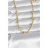 CM 14K Gold Color Ball Model 60 cm Women's Necklace