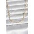 CM 14K Gold Color Twist Chain Drop Heel Model 45 cm Women's Necklace