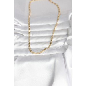 CM 14K Gold Color Laser Model 45 cm Women's Necklace CM 14K Gold Color Laser Model 45 cm Women's Necklace