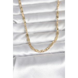 CM 14K Gold Color Laser Model 45 cm Women's Necklace