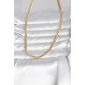 CM 14K Gold Color Flat Snake Chain Model 45 cm Women s Necklace