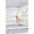 CM 14K Gold Color Bar Snake Chain Model Women s Bracelet