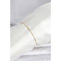 CM 14K Gold Color Bar Snake Chain Model Women s Bracelet