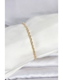 CM 14K Gold Color Twist Model Women's Bracelet