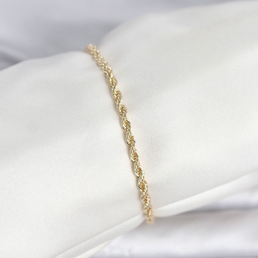 CM 14K Gold Color Twist Model Women s Bracelet CM 14K Gold Color Twist Model Women s Bracelet